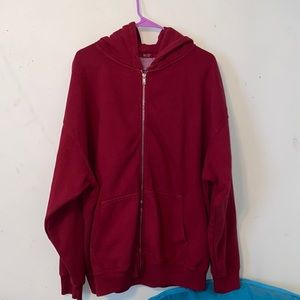 NWOT Wine Red Chrissy Hoodie